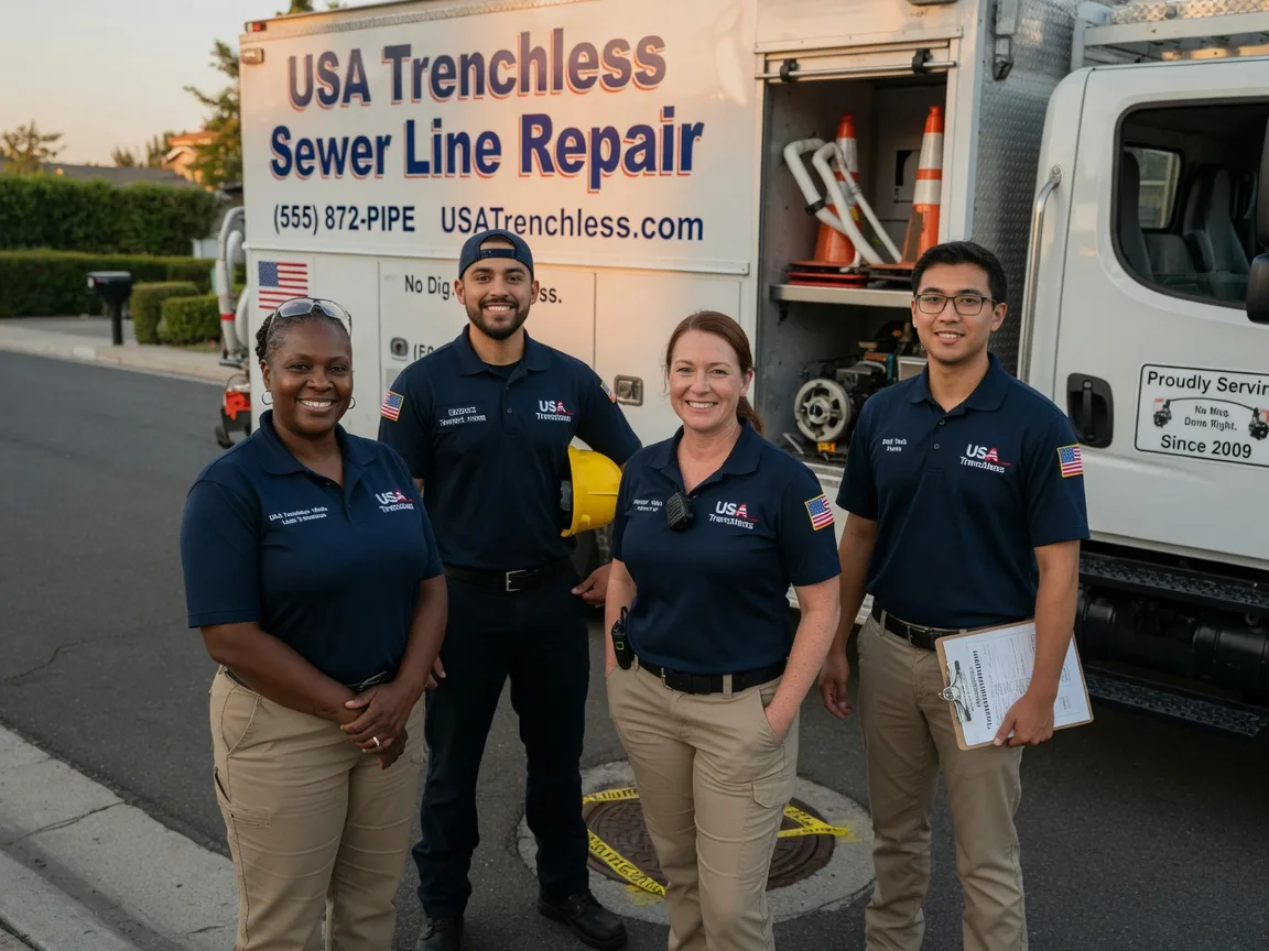 Sewer Line Repair company in Woodside, DE